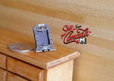 1:12 Dollhouse Miniature Metal Rectangle Picture Frame with Back Stand - B053