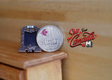1:12 Dollhouse Miniature Metal Rectangle Picture Frame with Back Stand - B053
