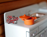 Dollhouse Supplies Metal Cooking Pot  dolls house 1 12 miniature Metal Cooking Pot - A0021