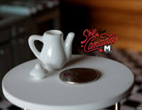 1:12scale Dollhouse Miniature Ceramic Water Tea Pot, Dolls House Ceramic Water pot, miniature ceramic water pot - A040