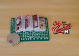 1:12 Dollhouse Supplies miniature geometry kit ruler set protractor, ruler, cutting mat and magazine - C038, G065