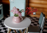 Dollhouse Supplies miniature flowers in vase dollhouse living room decoration 1 12th scale miniature - F090