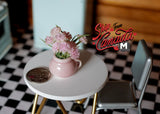 Dollhouse Supplies miniature flowers in vase dollhouse living room decoration 1 12th scale miniature - F090