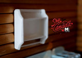 Dollhouse Supplies miniature 1:12 scale Kitchen Wood Wall Bracket White, Wall rack, wall shelf - D027