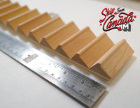 Dollhouse Staircase 11 Treads 2-1/4 inch wide Unfurnished 1:12 Scale Miniature Stairs (wood) -  - J030