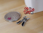 1:12 Scale Miniature Flower Shears, 3/4 inch long, DIY Dollhouse Supply (silver)