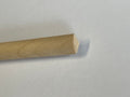 Miniature Quarter Round Wood Molding for Dollhouse Corners, 11-1/2 inch long, 3/8 inch high