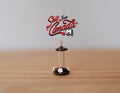 1:12 Scale Miniature Hummingbird Feeder with Hanger, 1 inch tall, DIY Dollhouse Supply