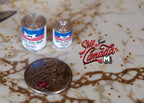 1:12 Scale Miniature Metal Paint Cans, Set of 2, 9/16 inch tall, DIY Dollhouse Supply