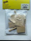 Dollhouse DIY 1-1/2" upper cabinet kit with material and instruction from Miniature Houseworks