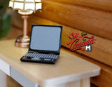 1:12 Miniature Dollhouse Laptop computer laptop C099