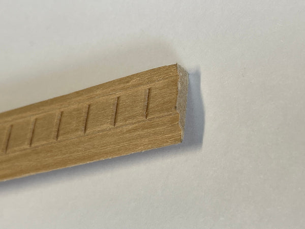 Dollhouse Supplies Baseboard Trim Molding Building Material Wooden Wall Border 18 inch long