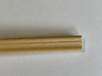 Moulure miniature en bois à gorge avec sommet arrondi pour murs de maison de poupée, 18 pouces de long