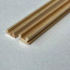 Miniatura a escala 1:12 de set de barandilla de porche de madera con pasamanos moldurado, 4 piezas, 18 inch de largo, suministros DIY para casa de muñecas