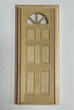 1:12 Dollhouse Supplies Carolina Door Panel DIY Miniature Unfinished Wooden Door Frame (Back trim sold separately) - I002