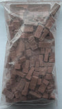 1:12 Dollhouse Supplies Red Blend Brick Corners 125 Counts Miniature Brick Corners - I046