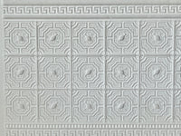 Dollhouse Wainscoting Wall Panel Embossed Textured Sheet - 13.5" x 3-7/8"