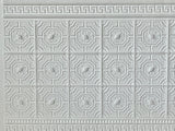 Dollhouse Wainscoting Wall Panel Embossed Textured Sheet - 13.5" x 3-7/8"