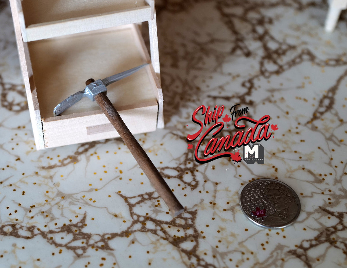 1:12 Dollhouse Miniature Pick Axe/ Miniature Tool 1 12 scale miniature tool - F078