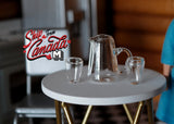 1:12 Miniature Dollhouse Supplies Glass Jug set of 3 / Dollhouse Supplies Miniature Glass - A026