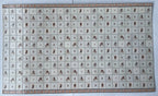 1/12スケール ミニチュア デルフトタイルシート 騎馬兵と狩人柄、22×14タイル、11-1/2×6-13/16インチ、DIYドールハウス用素材