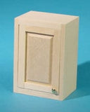 Dollhouse DIY 1-1/2" upper cabinet kit with material and instruction from Miniature Houseworks