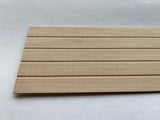 Dollhouse Siding Wall Panel Batten Panel Miniature Novelty Siding Beadboard Panel 12"(L) x 3-3/4"(H) - 12 inch long