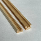 Miniatura a escala 1:12 de set de barandilla de porche de madera con pasamanos moldurado, 4 piezas, 18 inch de largo, suministros DIY para casa de muñecas