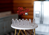 1:12 Miniature Jars and Lids Set of 12 / Empty Jar Set of 12 - D041