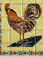 1:12 Dollhouse Chicken Mosaic Tile Hen Mosaic Tile on Cardstock Miniature Mosaic Wallpaper 2-5/16" x 2-3/4"