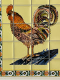 1:12 Dollhouse Chicken Mosaic Tile Hen Mosaic Tile on Cardstock Miniature Mosaic Wallpaper 2-5/16" x 2-3/4"