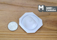 1:12 Scale Dollhouse Bathroom Accessories Miniature Pre-Assembled Sink Vanity Oval White Sink (plastic)