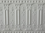 1:12 Scale Miniature Ornate Arched Panel Wainscot, 13-9/16 inch long, DIY Dollhouse Supply