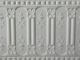 Dollhouse Wainscot Beadboard Wall Panel Sheet Miniature Wall Decoration - 13.5" x 3-1/4"