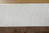 Dollhouse Wainscoting Wall Panel Embossed Textured Sheet - 13.5" x 3-7/8"