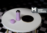 1:12 Dollhouse Supplies Miniature Metal Insulated Water Bottle (Purple) E041