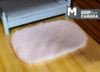Dollhouse Miniature Faux Sheepskin Small Area Rug - H049