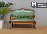 Dollhouse Supplies armchair cushion dolls house twin double seat sofa living room 1 12th scale miniature C015