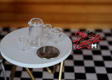1:12 Miniature Dollhouse Supplies Glass Jug set of 3 / Dollhouse Supplies Miniature Glass - A026