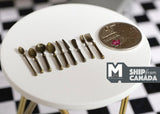 1:12 Dollhouse miniature tableware set of 9 F074