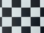 1:12 Scale Miniature Black and White Checkered Floor Tile Sheet, 6 x 12 Tiles, 4-13/16 x 9-5/8 inch, DIY Dollhouse Supply
