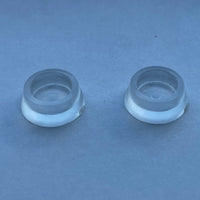 1:12 Dollhouse Miniature Clear Pet Food Bowls Set of 2 (Small) - C064