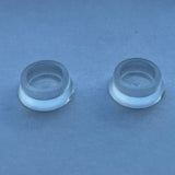 1:12 Dollhouse Miniature Clear Pet Food Bowls Set of 2 (Small) - C064