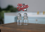 1:12 Dollhouse Supplies Miniature Glass Bottle Set of 2 23mm(H) - E082