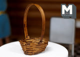 1:12 Dollhouse Miniature Handmade rope basket dolls house 1 12th scale miniature D048