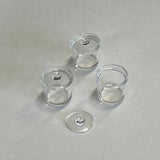 1:12 Dollhouse Supplies Miniature Round Canisters Jars Containers with Lids Set of 3 H041