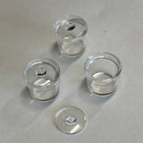 1:12 Dollhouse Supplies Miniature Round Canisters Jars Containers with Lids Set of 3 H041