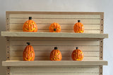 1:12 Dollhouse Miniature Pumpkin Faces Carving Halloween Pumpkin Craft Set of 6 - WS1