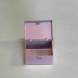 Miniature Tin Box, Ballerina Box, 1:12 Metal Box, Metal Box for Dollhouse, Rectangular Box, Dollhouse Decoration Box - H026