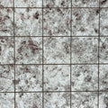 1:12 Scale Miniature Granite Style Square Tile Vinyl Flooring, 3/4 inch Tiles, 15 x 12 inch, DIY Dollhouse Supply